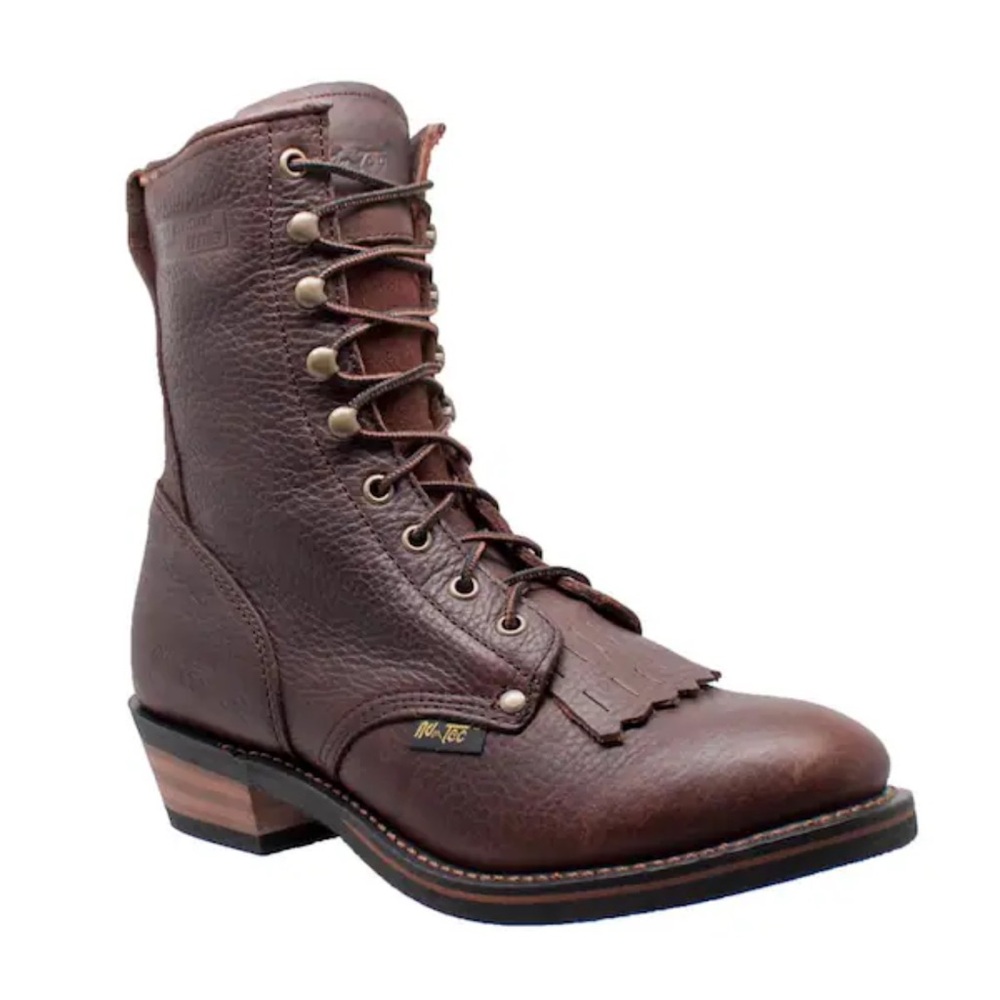 AdTec Packer 9 Inch Leather Work Boots • Stock No. 4173 • Brown